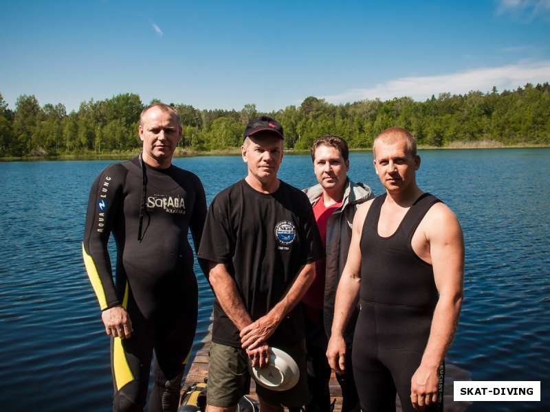 Первая открытая вода 2012 по курсу OWD на Круглом озере