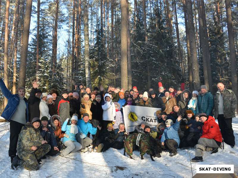 Очередное Крещение на Круглом озере, как всегда дружно и тепло