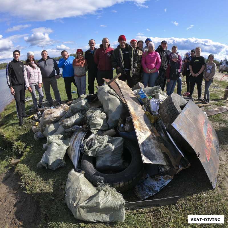 "Спасибо Брянск за чистоту" - брянские дайверы почистили Керамзитный карьер