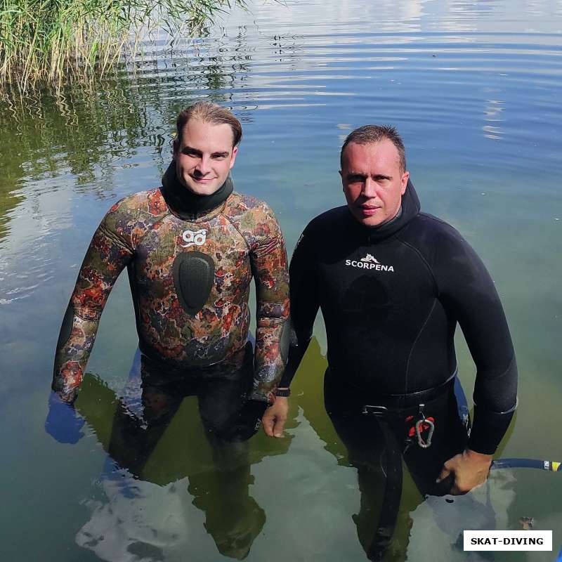 "Два неугомонных фридайвера" или что делал "СКАТ" в Белоруссии