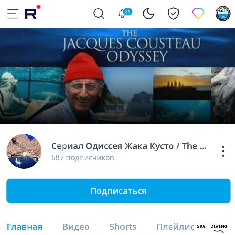 Уникальные 86 серий Одиссеи Жака Кусто найдены на RUTUBE