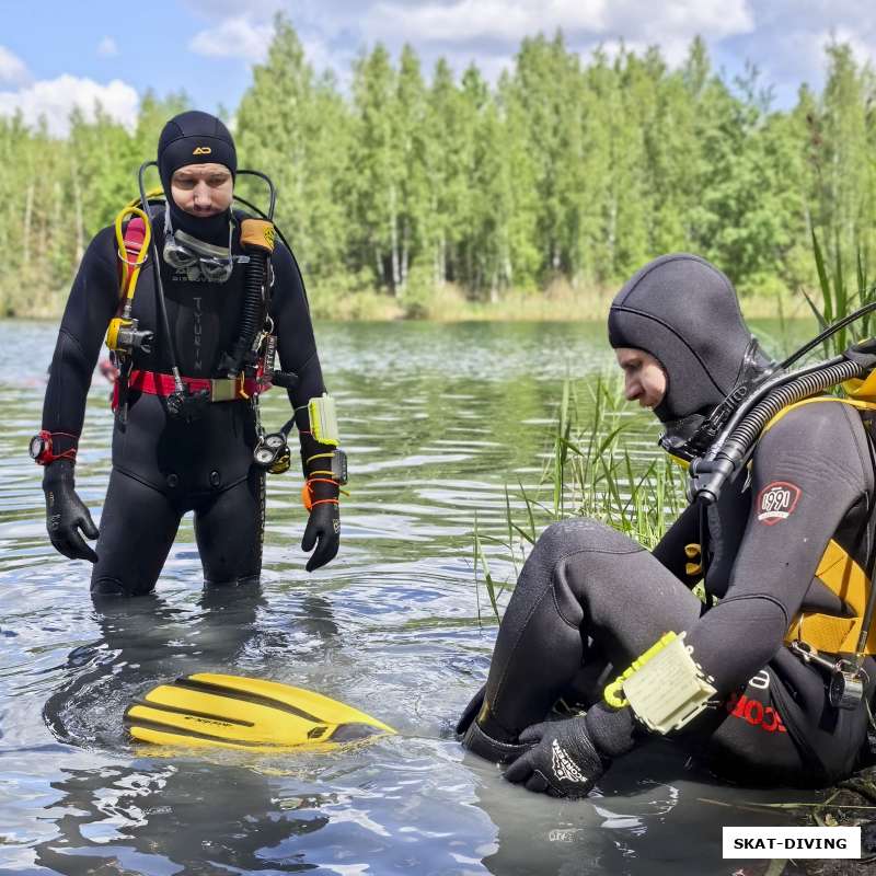Слово "мрачный" в отчете и первая сдача открытой воды