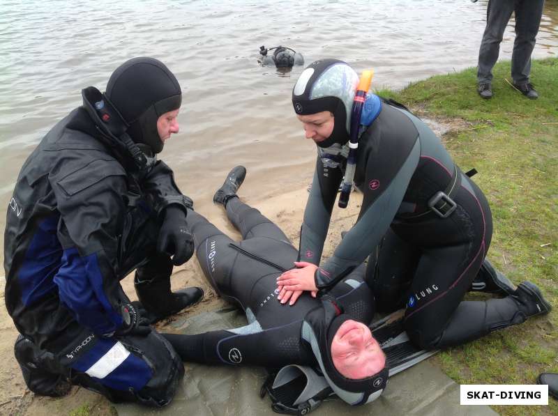 Экстрим на керамзитном карьере (экзамен по курсу «RESCUE DIVER»)