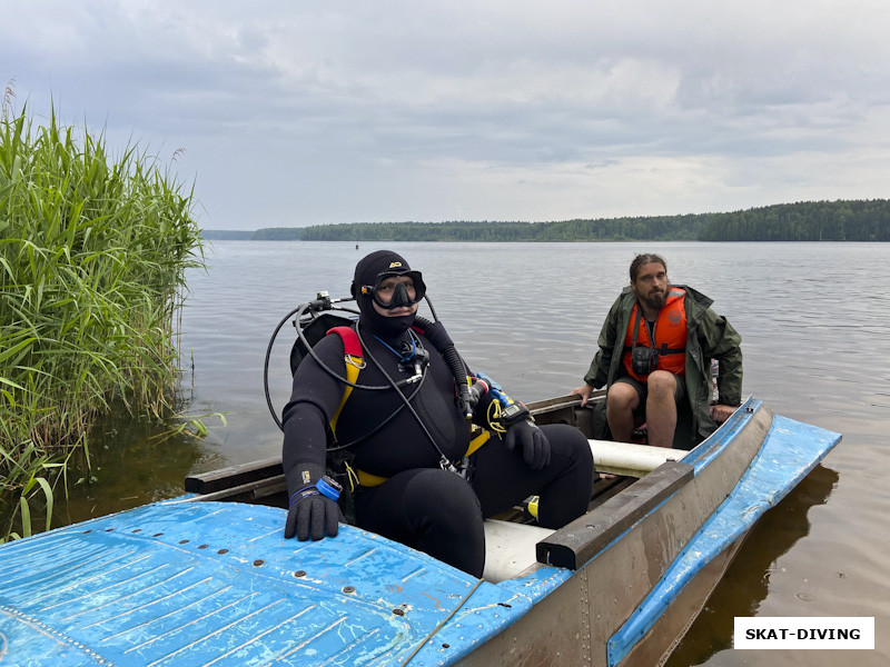 Черняков Дмитрий, Романов Артем, ждем еще одного участника погружения