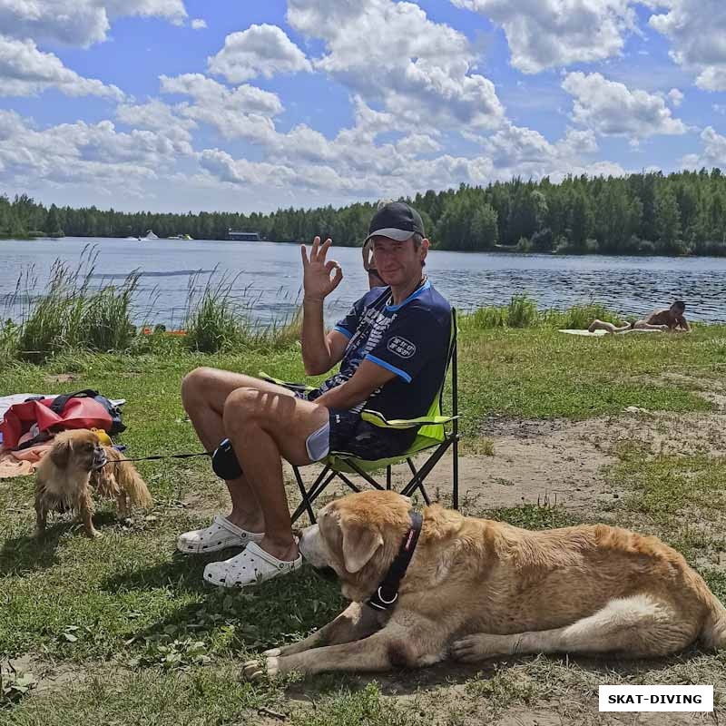 Журиков Антон, со своим водоплавающим другом