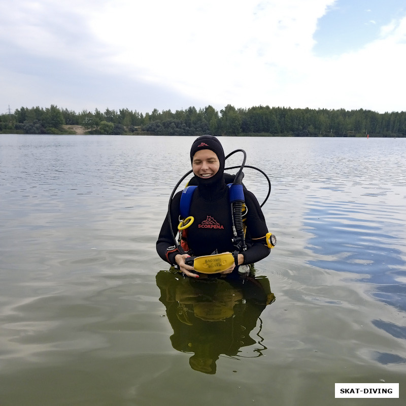 Иванова Александра, "девушка из толщи воды"