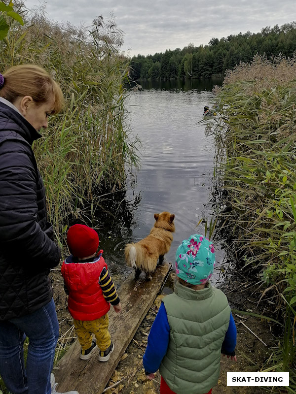 Туркова Галина, группа "ниже пояса" посетила воду