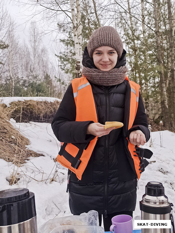 Шукста Алина, надо отметить, что на берегу у нас было полноценное застолье