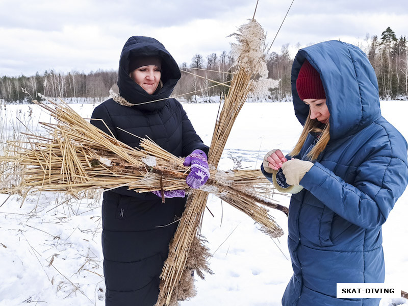 Быченкова Ирина, Тюрина Анастасия, в создании пришлось использовать даже скотч