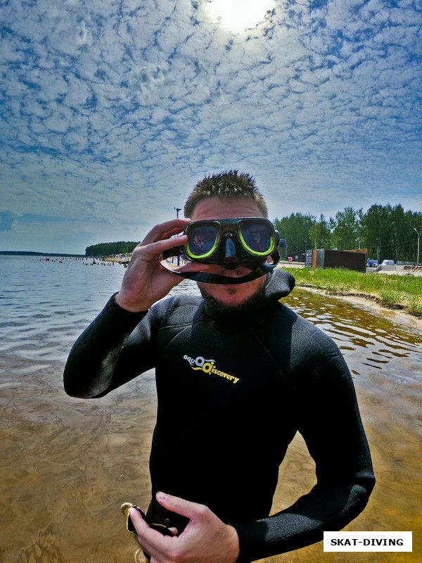 Федорук Дмитрий, хорошая маска для слепых тренировок в бассейне