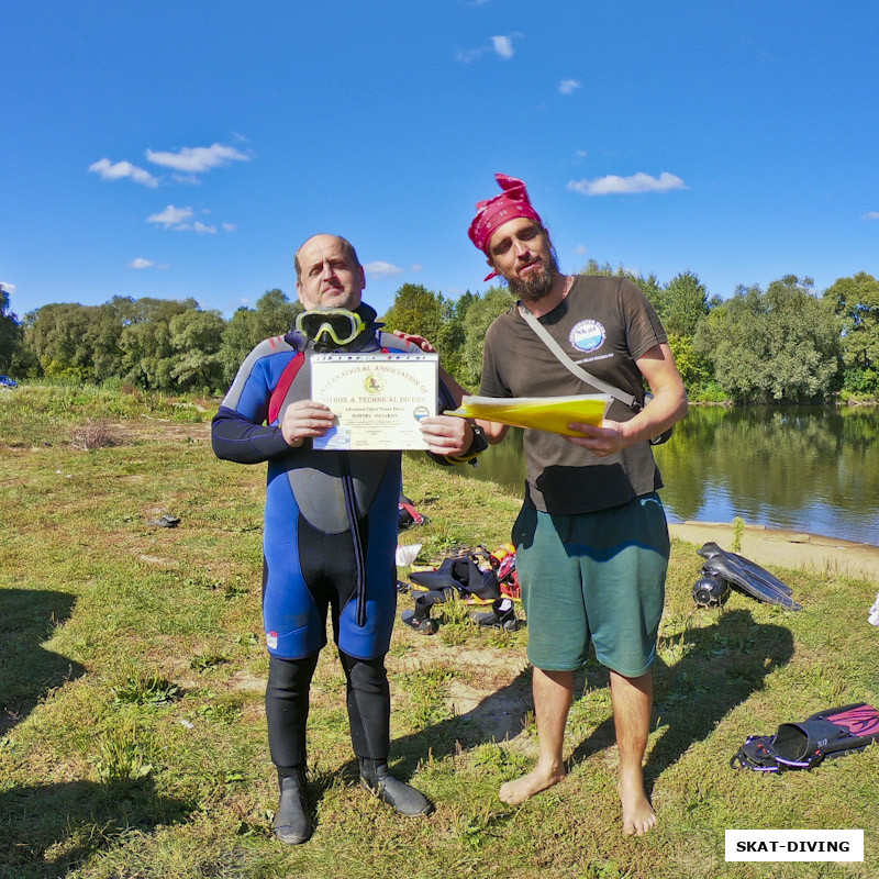 Минаков Дмитрий, Романов Артем, "Advanced Open Water Diver IANTD"