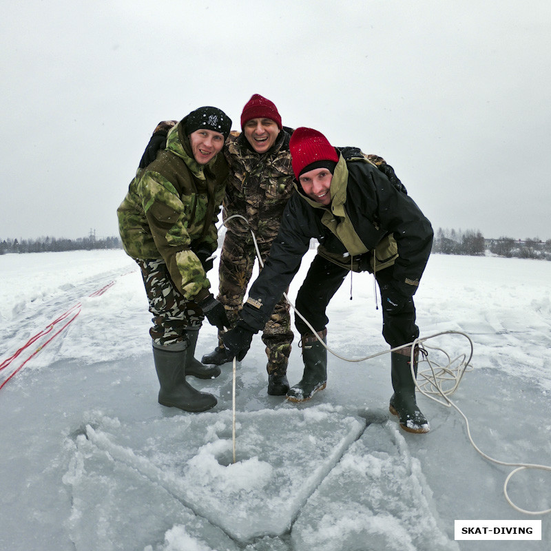 Щербаков Дмитрий, Погосян Артем, Федорук Дмитрий, от улыбки станет всем теплее, значит лед растает, и его не нужно будет доставать, проверяем теорию
