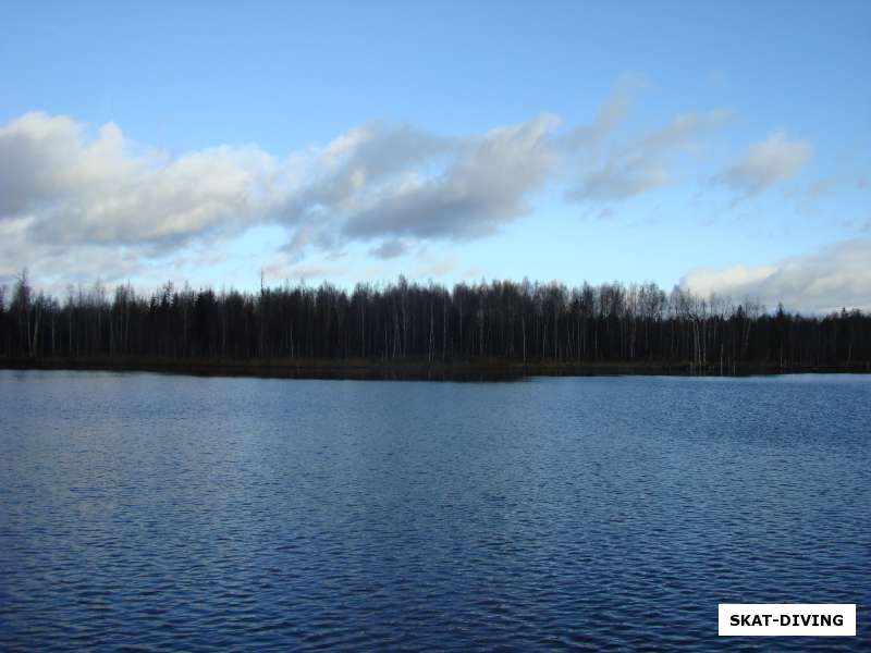 Озеро Голубое возле Киевской трассы. Брянск