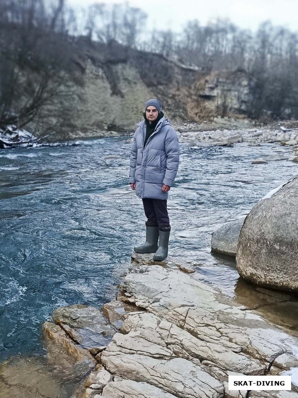 Палехин Владислав, Человек воды уже практически сливается с ней на фото