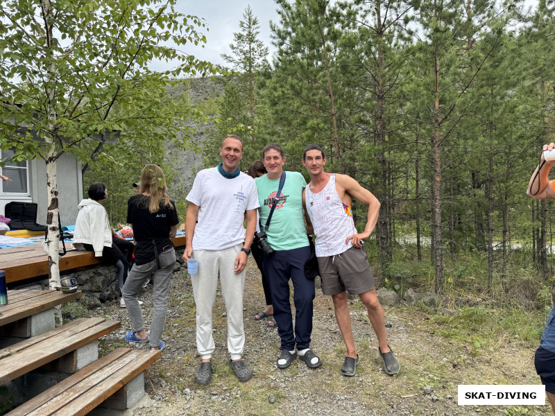 Фото с легендами Андрей Матвеенко и Евгений Сычев.