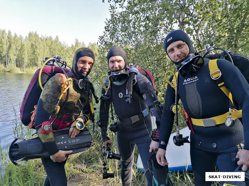 Романов Артем, Чмутов Сергей, Киричук Роман, вторая волна, ждем подводные фото с камеры Сергея