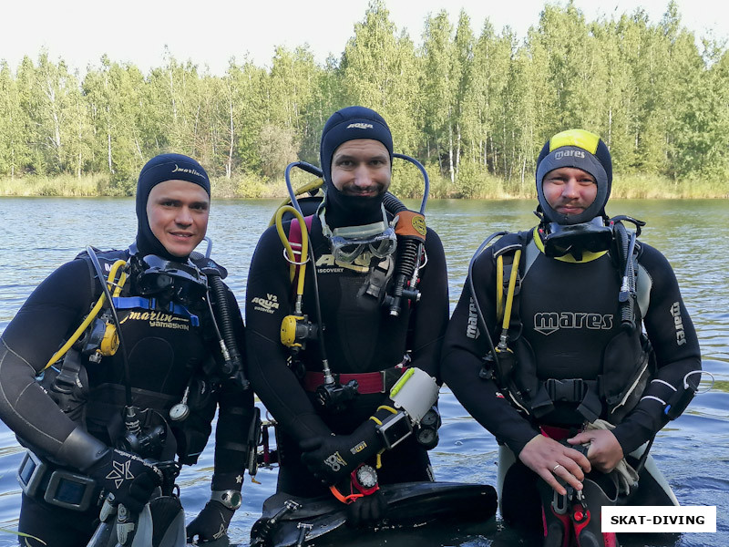 Розинкевич Игорь, Тюрин Юрий, Ходунов Сергей, зачем под водой гид? Чтобы по настоящему меньше думать и больше смотреть!