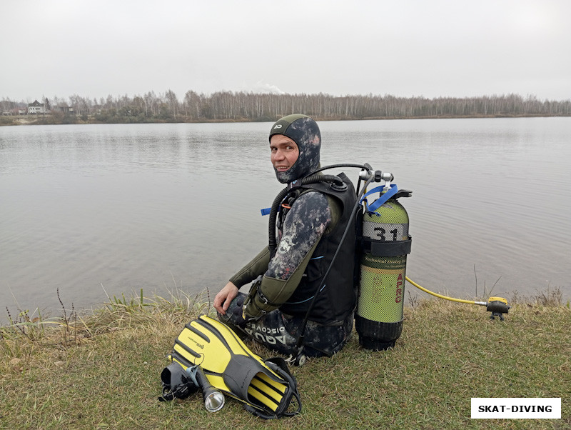 Розинкевич Игорь, так можно и до сухого костюма доныряться