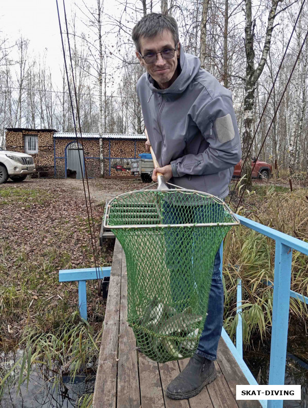Васильцов Сергей, тот самый Микки Маус, стараниями которого мы выпускали в карьер вьюнов в этом году