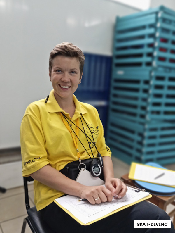 Серова Галина, в рабочем процессе судейства