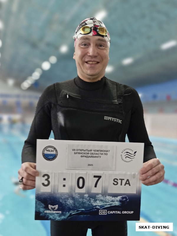 Федотов Артем, с результатом тренировок