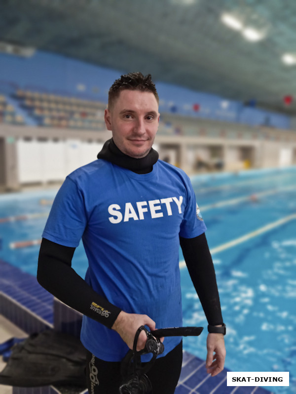 Федорук Дмитрий, главный страхующий этих соревнований