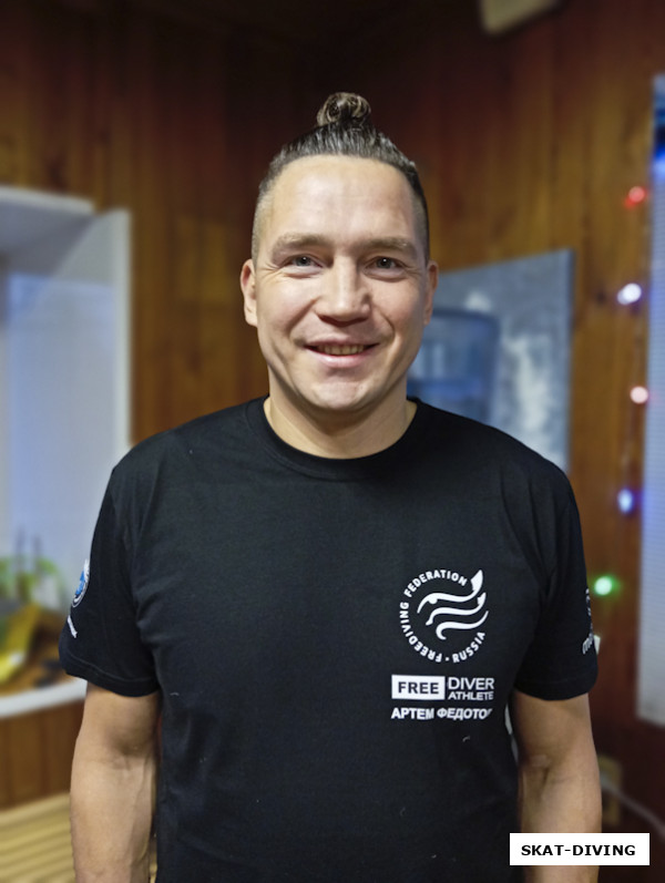 Федотов Артем, дебют на соревнованиях по фридайвингу