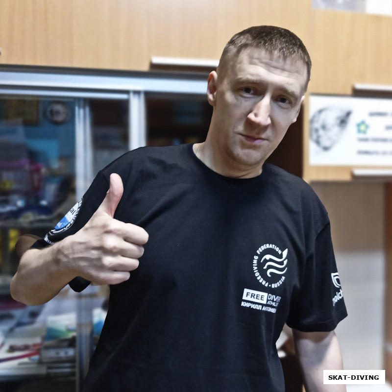 Антоненко Кирил, приехал из Витебска, и поднял статус соревнований до международного уровня