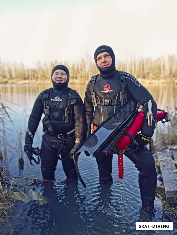 Попов Андрей, Изотко Артем, "Я сегодня нырять не планирую" - сказал Артем Александрович, а через час получилось вот такое фото