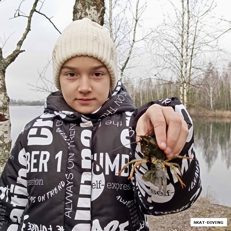 Изотко Александра, говорят, только 14% населения земли может сразу заметить рака на этом фото