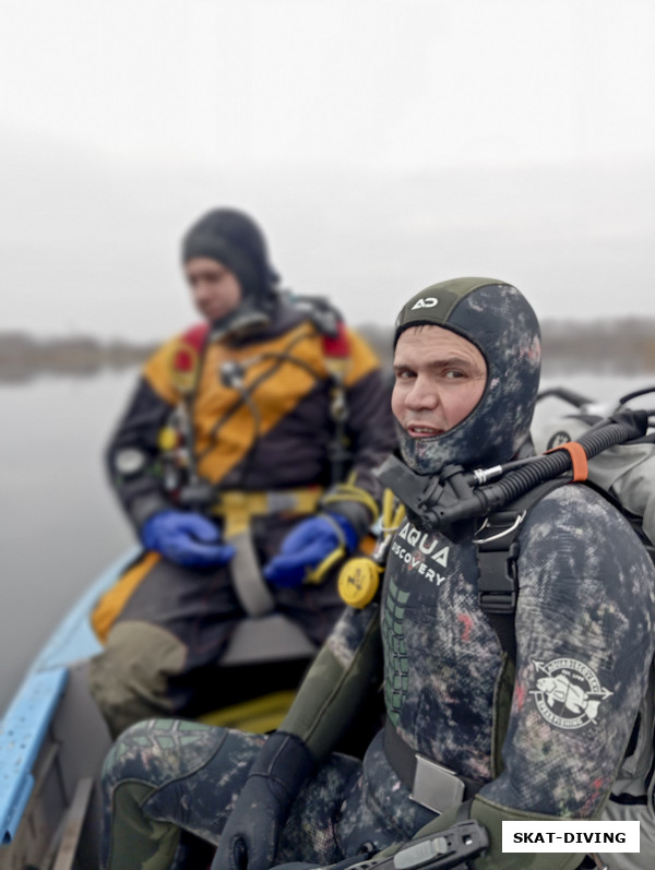 Леонов Дмитрий, Розинкевич Игорь, единственные ныряльщики субботнего дня