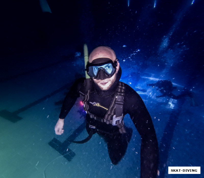 Балакин Александр, искусство не дышать под водой - одно из направлений клубной деятельности!