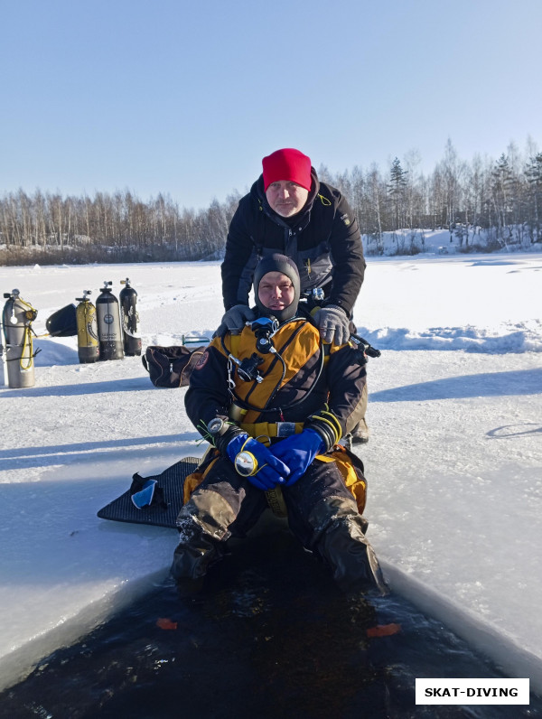 Леонов Дмитрий, Мармылев Александр, почетное фото с Димоном