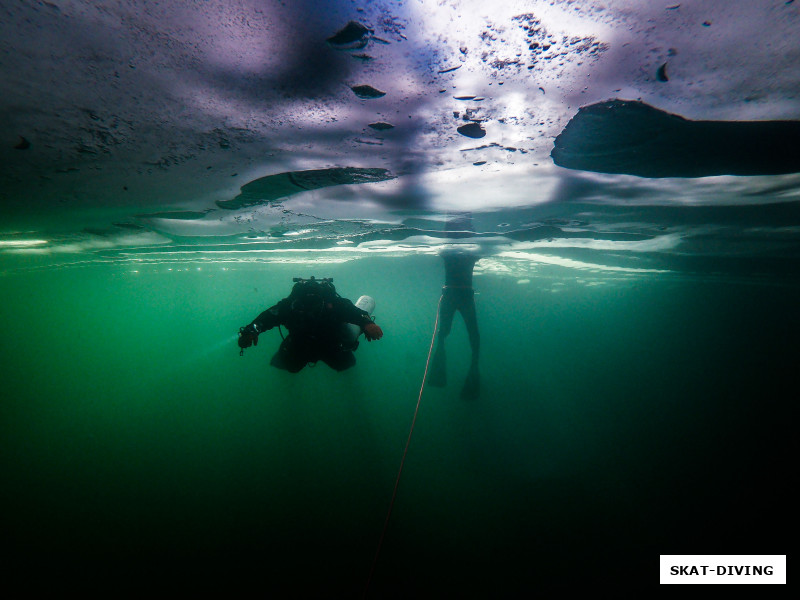 Филиппов Родион, хорошо нырять на ФРИ, когда у тебя под водой личный страхующий технодайвер