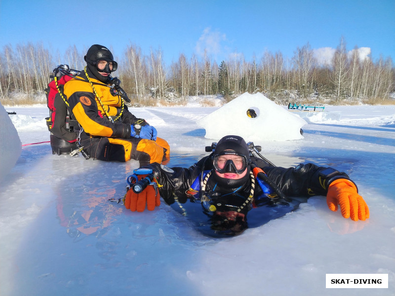 Щербаков Дмитрий, Филиппов Алексей, по задумке должны были нырять в паре