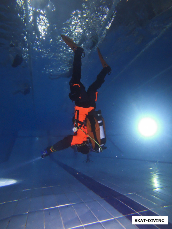 Куськин Игорь, во время выступления на подводной кремлевской сцене