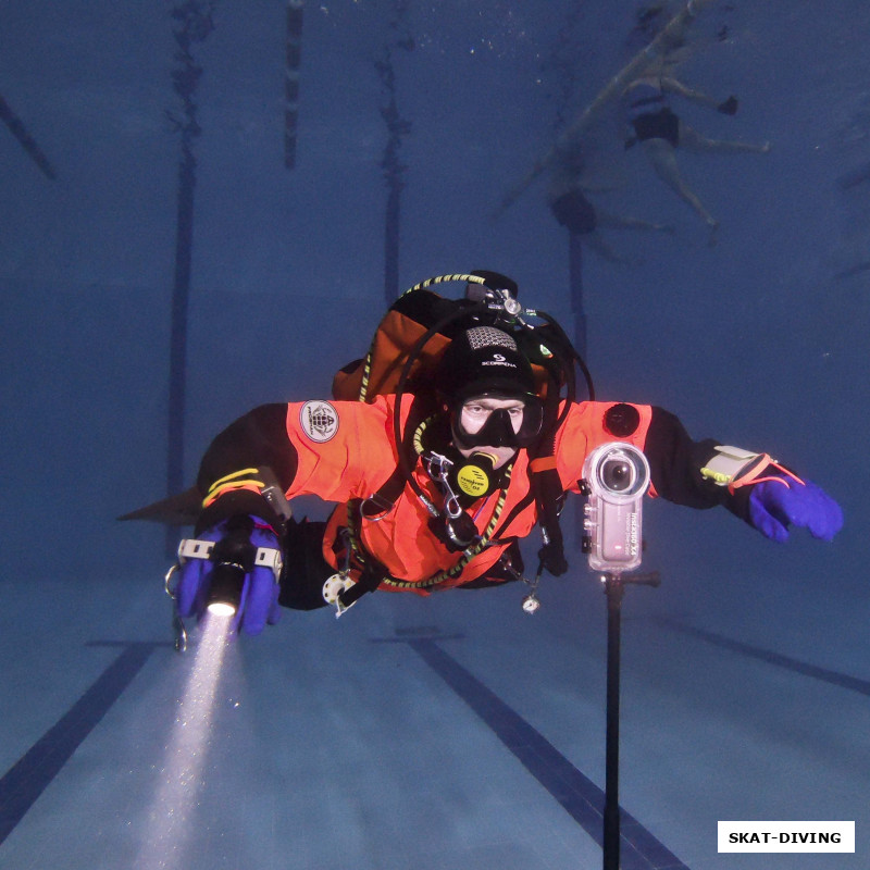 Куськин Игорь, а вот тут необычный эксперимент, вместо шарика пишущая на 360 градусов камера