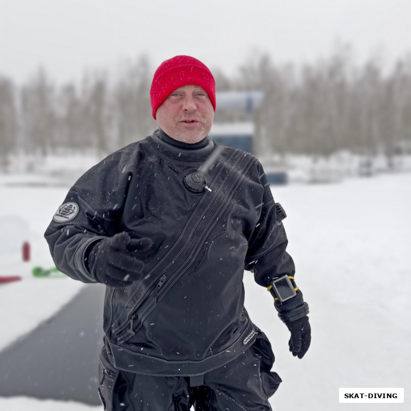 Мармылев Александр, если ты дайвер из Орла и еще не нырял под лед, я иду за тобой!