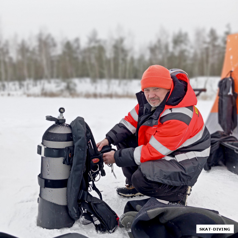 Алферьев Алексей, профессиональный промышленный водолаз в душе остается дайвером исследователем