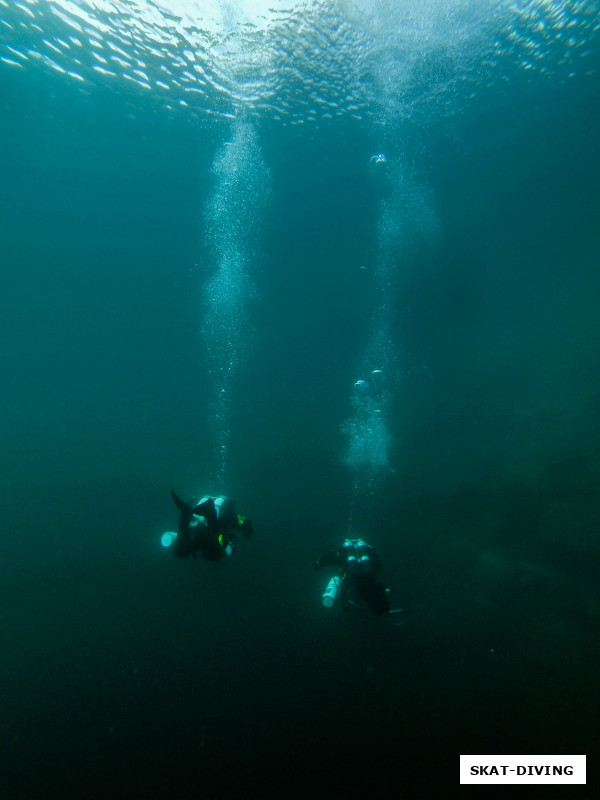 Федорук Дмитрий, Филиппов Родион, на большой глубине света становится заметно меньше