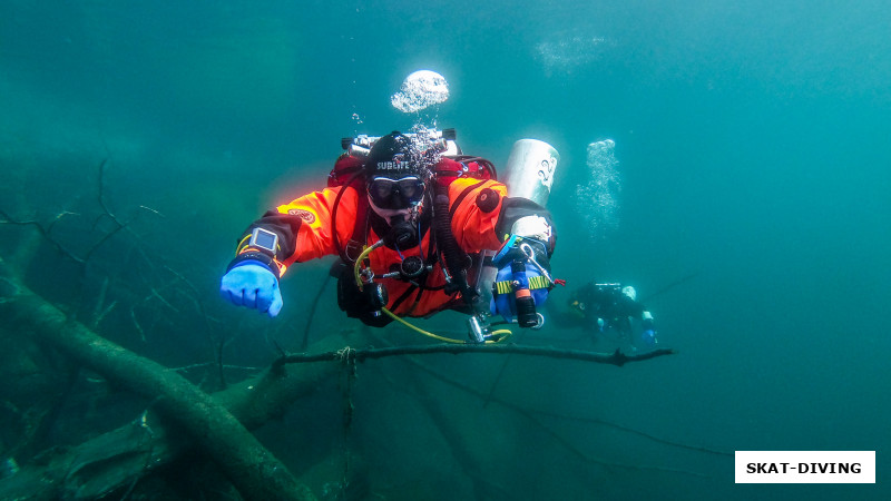 Касилов Евгений, ему будет гораздо проще на курсе AEANx DIVER, ведь он уже во всю ныряет со спаркой