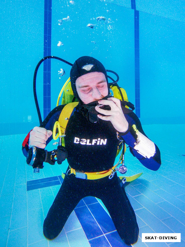 Талеронок Николай, первый день начался с массового запотевания масок