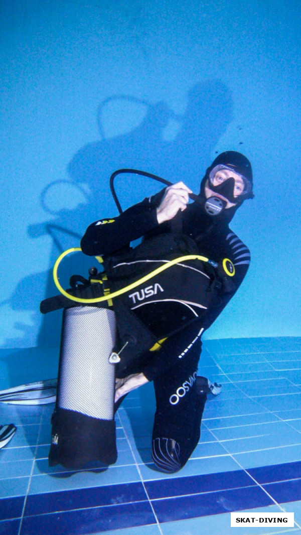 Красовский Владлен, вот лучше нужно крепить баллон перед погружением