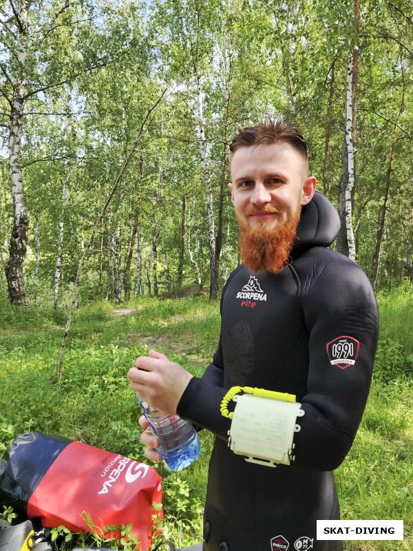 Талеронок Николай, первым приступил к сдаче открытой воды по курсу OWD в сезоне 2026