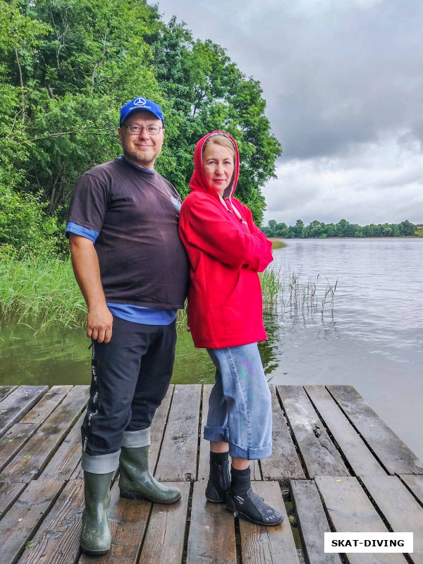 Врацкий Сергей, Полякова Елена, из-за особенностей работы видятся не так часто в принципе, но на клубный выезд время нашли, берите пример