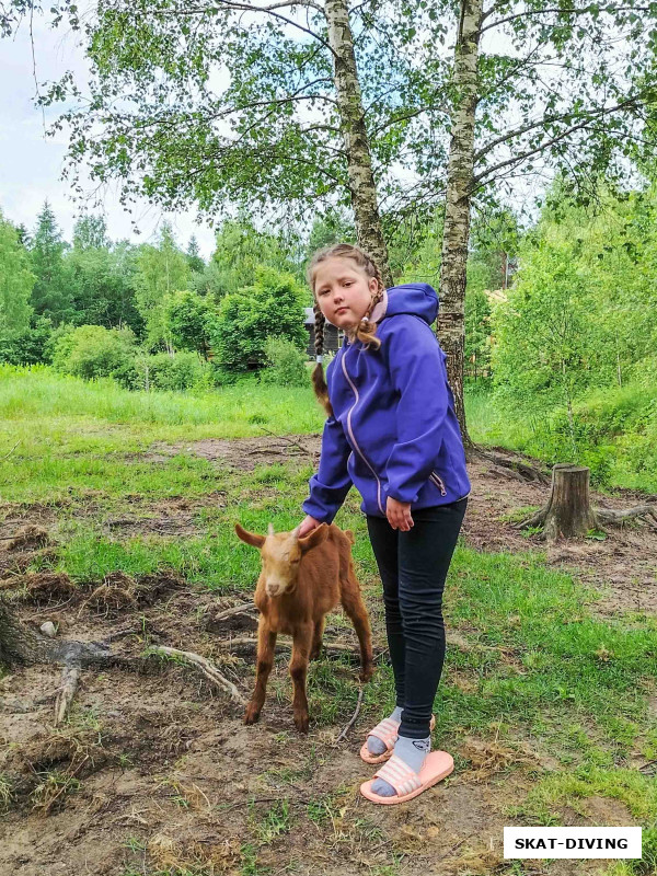 Филиппова Екатерина, в трогательном зоопарке на базе Медвежий Угол
