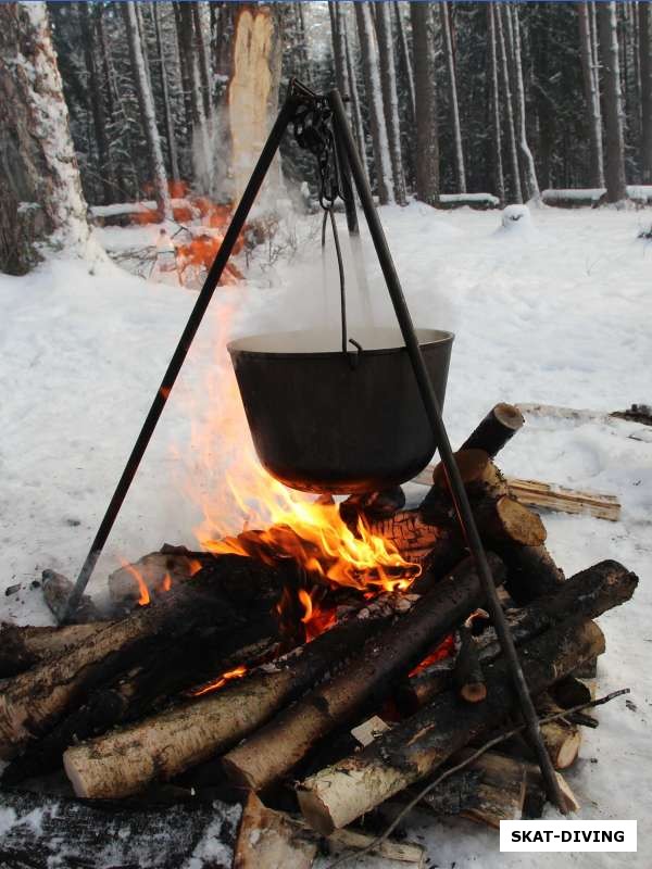 Готовим вкусности на костре