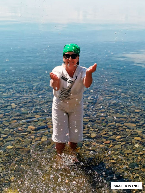 Романова Галина, делится с вами живительной силой байкальской воды