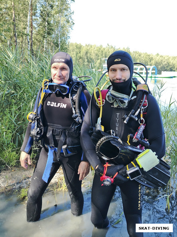Сенин Игорь, Тюрин Юрий, поздравляем с началом сдачи открытой воды