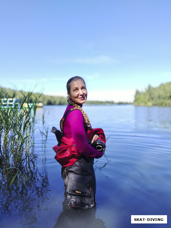 Кожемякина Снежана, после Байкала уж в нашей керамзитной луже можно нырять спокойнее...